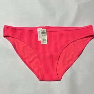 Aerie Crinkled Ribbed Bikini Swim Bottom NWT